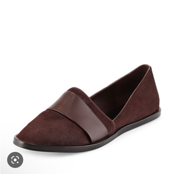 Vince Shoes - • Vince • Womens Mason Casual Slip On Fit Purple Flats Calf Hair 7